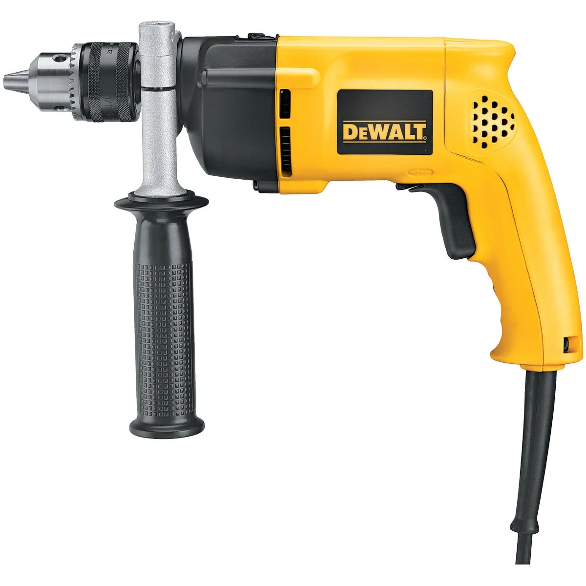 Luxury DeWalt 1 2 In. Keyed 8.5-Amp R Single-Speed Electric Hammer Drill Effective