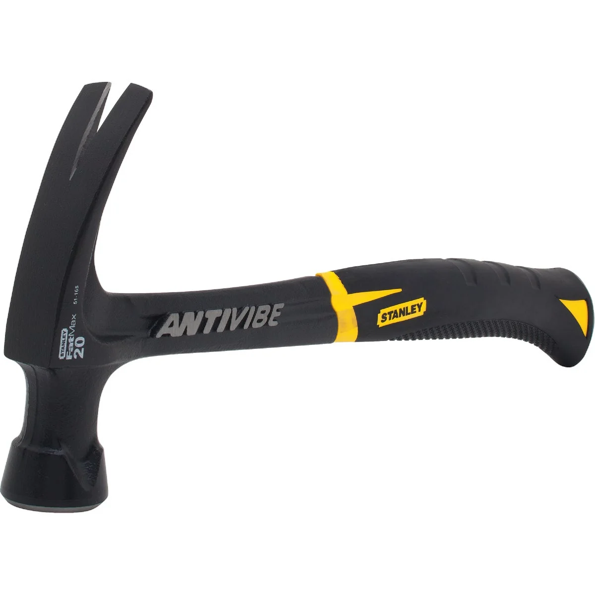 Certified Stanley FatMax Anti-Vibe 20 Oz. Smooth-Face Rip Claw Hammer with Steel Handle Verified