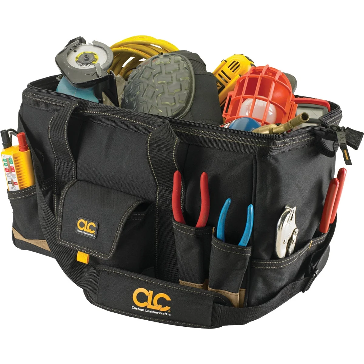 Solid CLC 25-Pocket 18 In. Megamouth Tool Bag Outstanding
