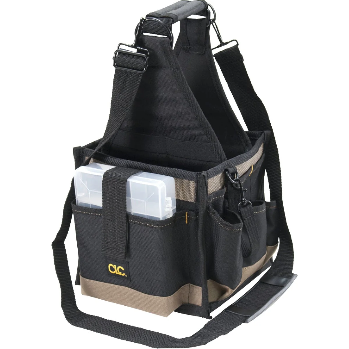 Traditional CLC 25-Pocket 8 In. Square Electrical and Maintenance Tool Tote Outstanding