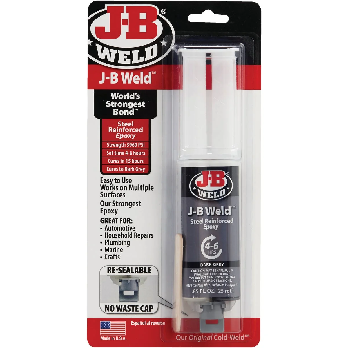 Efficient J-B Weld 0.85 Oz. Epoxy Syringe Superior