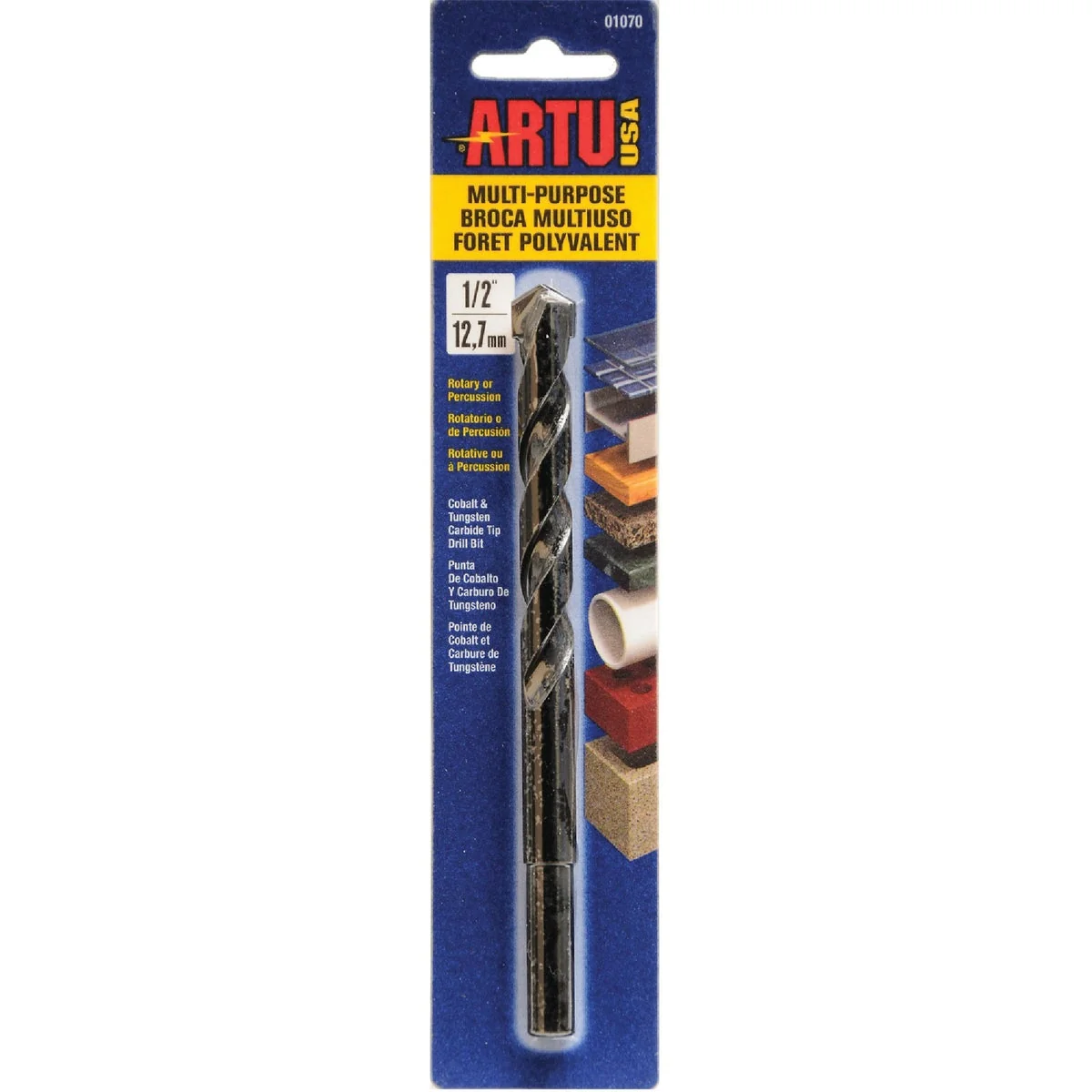 Effective ARTU 1 2 In. Cobalt General Purpose Drill Bit Convenient