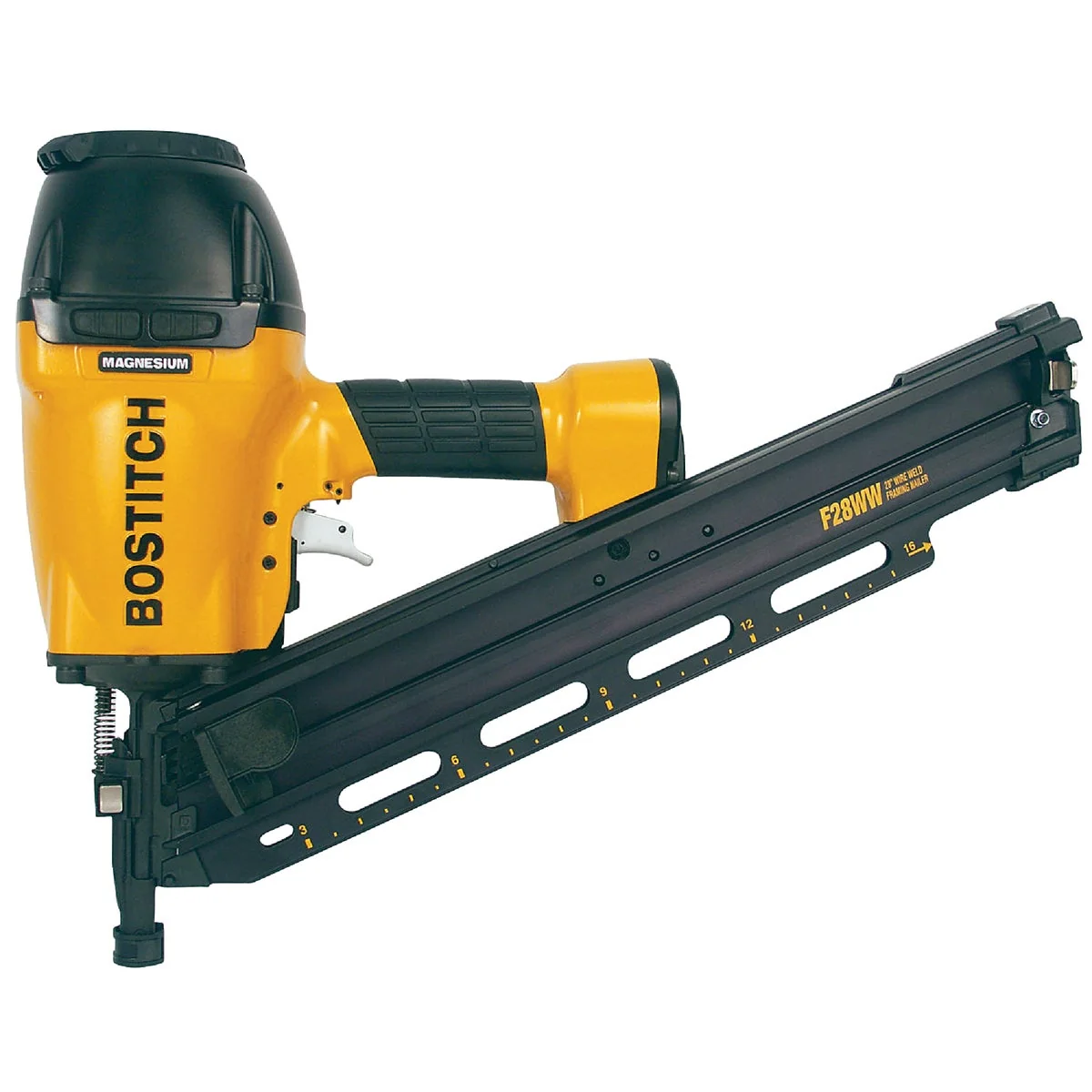 Exclusive Bostitch 28 Degree 3-1 2 In. Wire Weld Industrial Framing Nailer Smooth