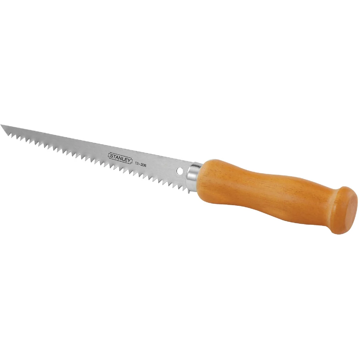 Relaxed Stanley 6 In. 9 TPI Wood Handle Drywall Jab Saw Modern