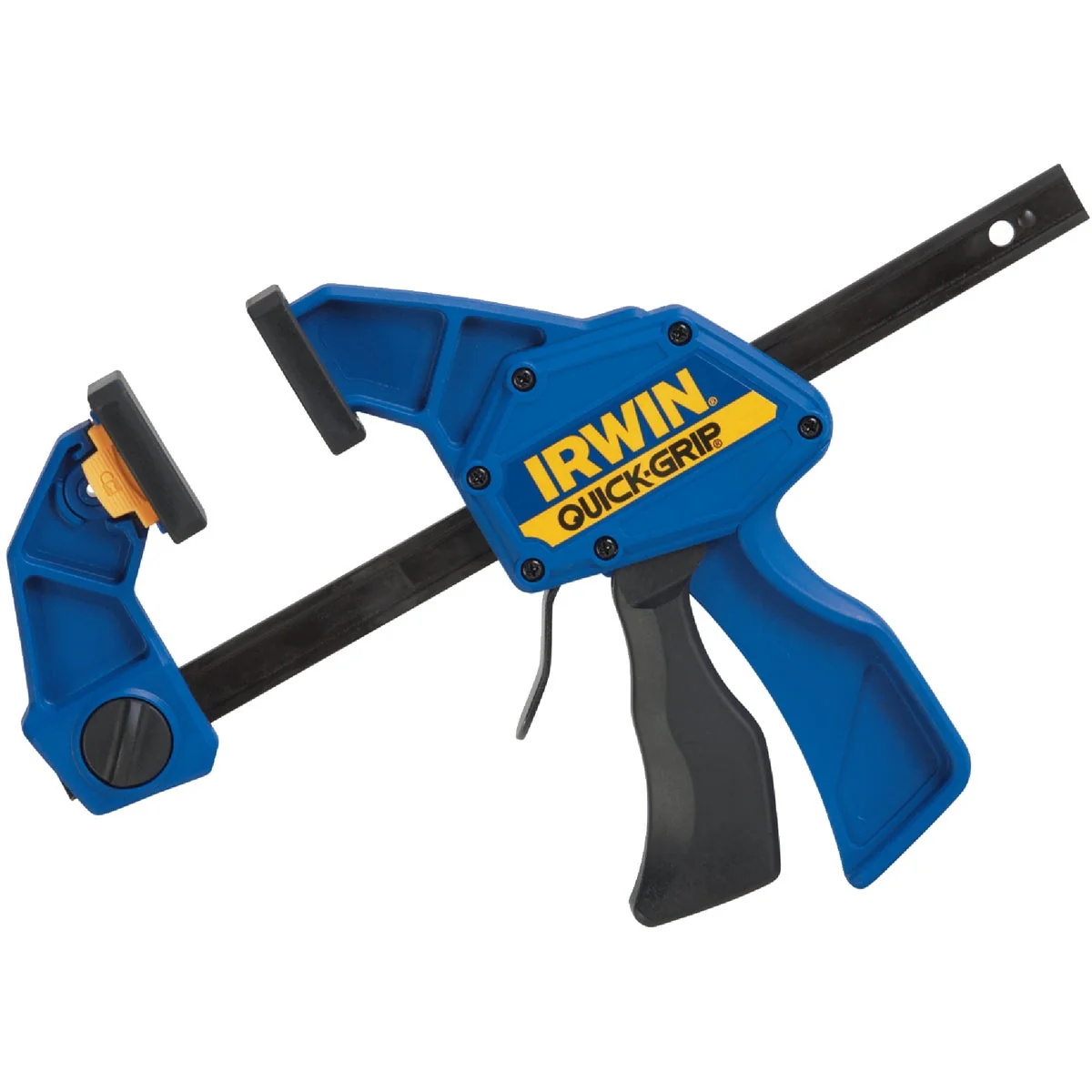 Natural Irwin Quick-Grip 6 In. Medium-Duty One-Hand Bar Clamp Fast