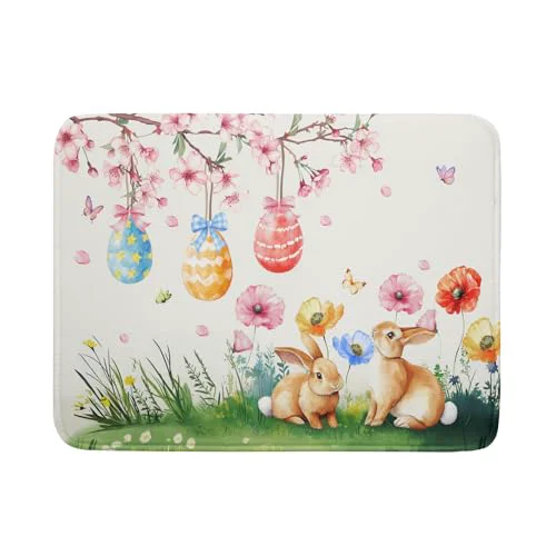 Detailed Easter Bunny Dish Drying Mat Top-Quality
