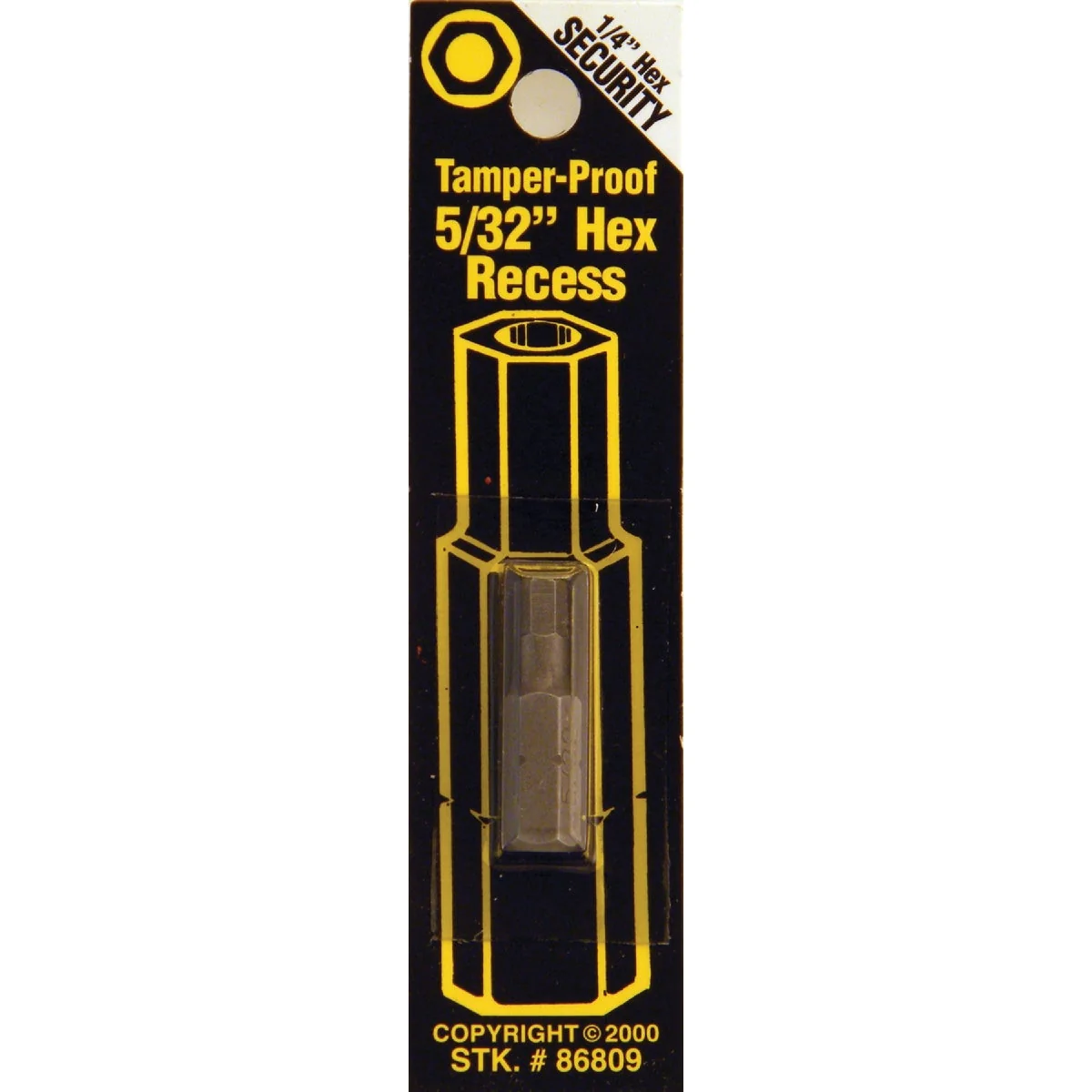 Environmentally Friendly Way Tools 5 32 In. Hex Security 1 In. 1 4 In. Hex Screwdriver Bit Superior