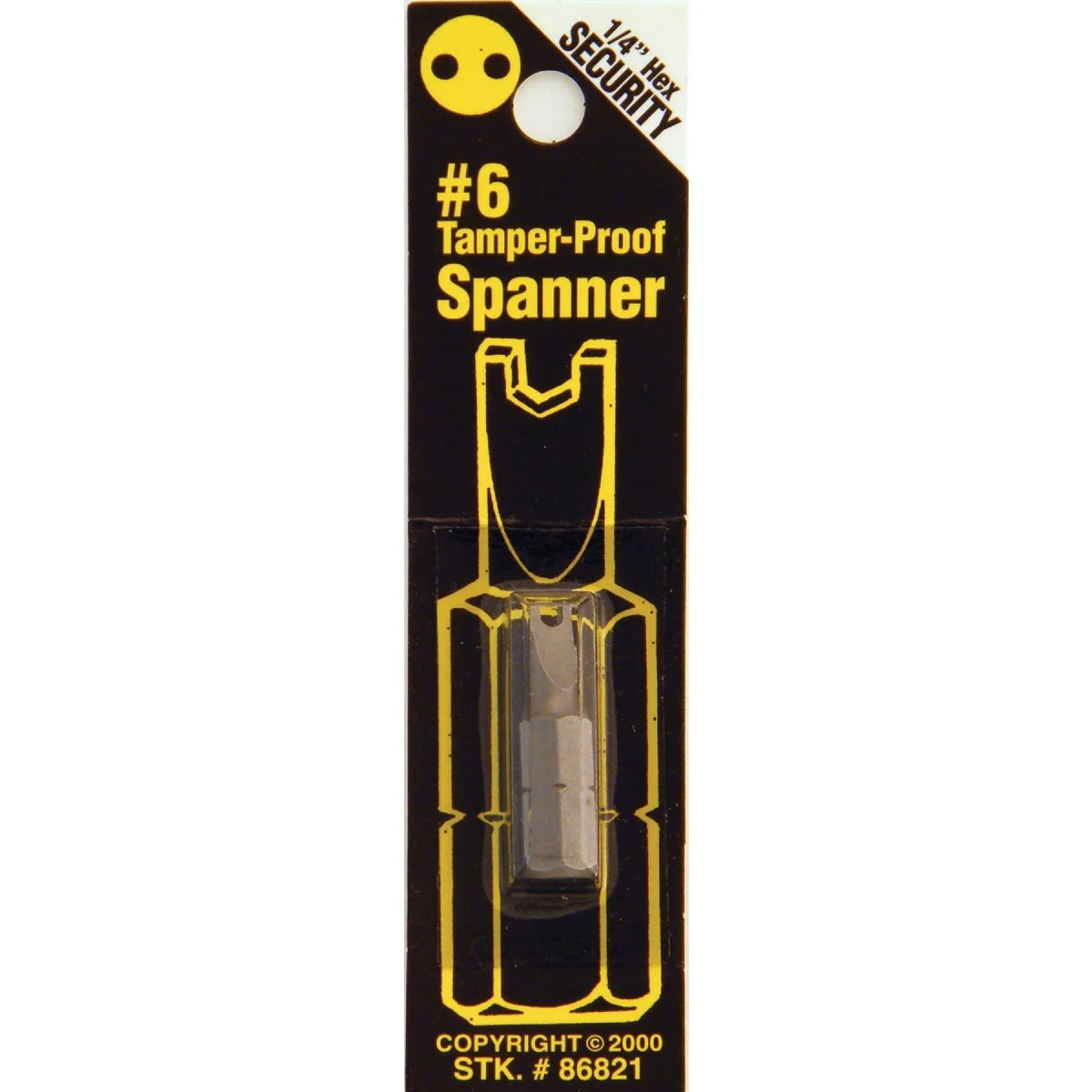 Dependable Way Tools 6 Spanner Security 1 In. 1 4 In. Hex Screwdriver Bit Comfortable
