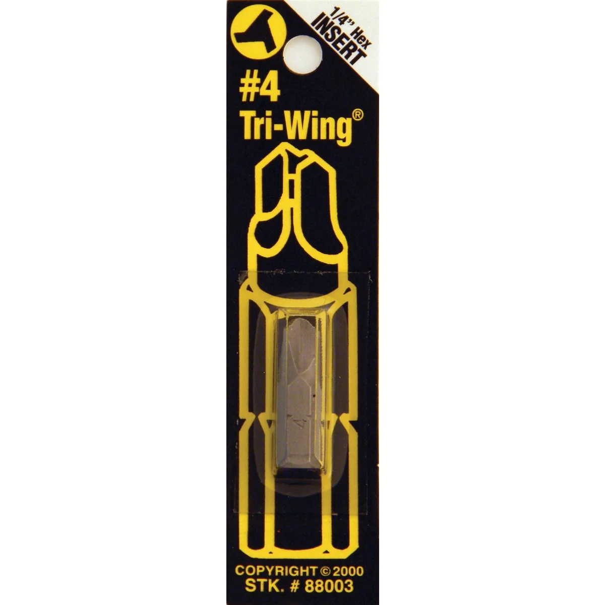 Functional Way Tools 4 Tri Wing Security 1 In. 1 4 In. Hex Screwdriver Bit Soft