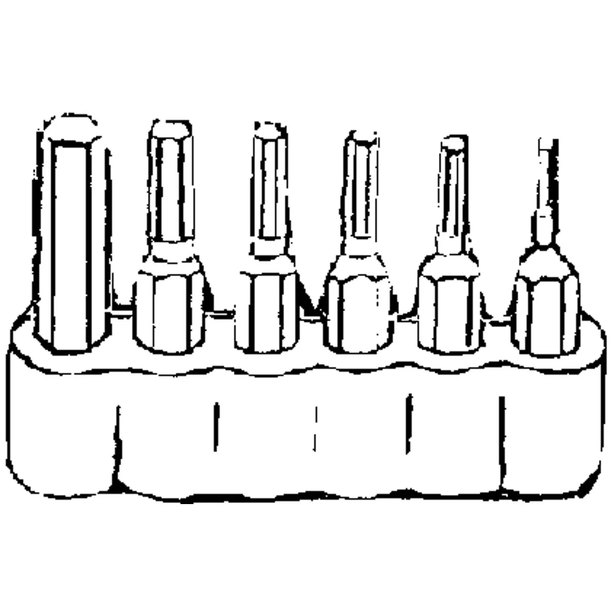 Certified Way Tools 6-Piece Hex Metric Insert Screwdriver Bit Set Reliable