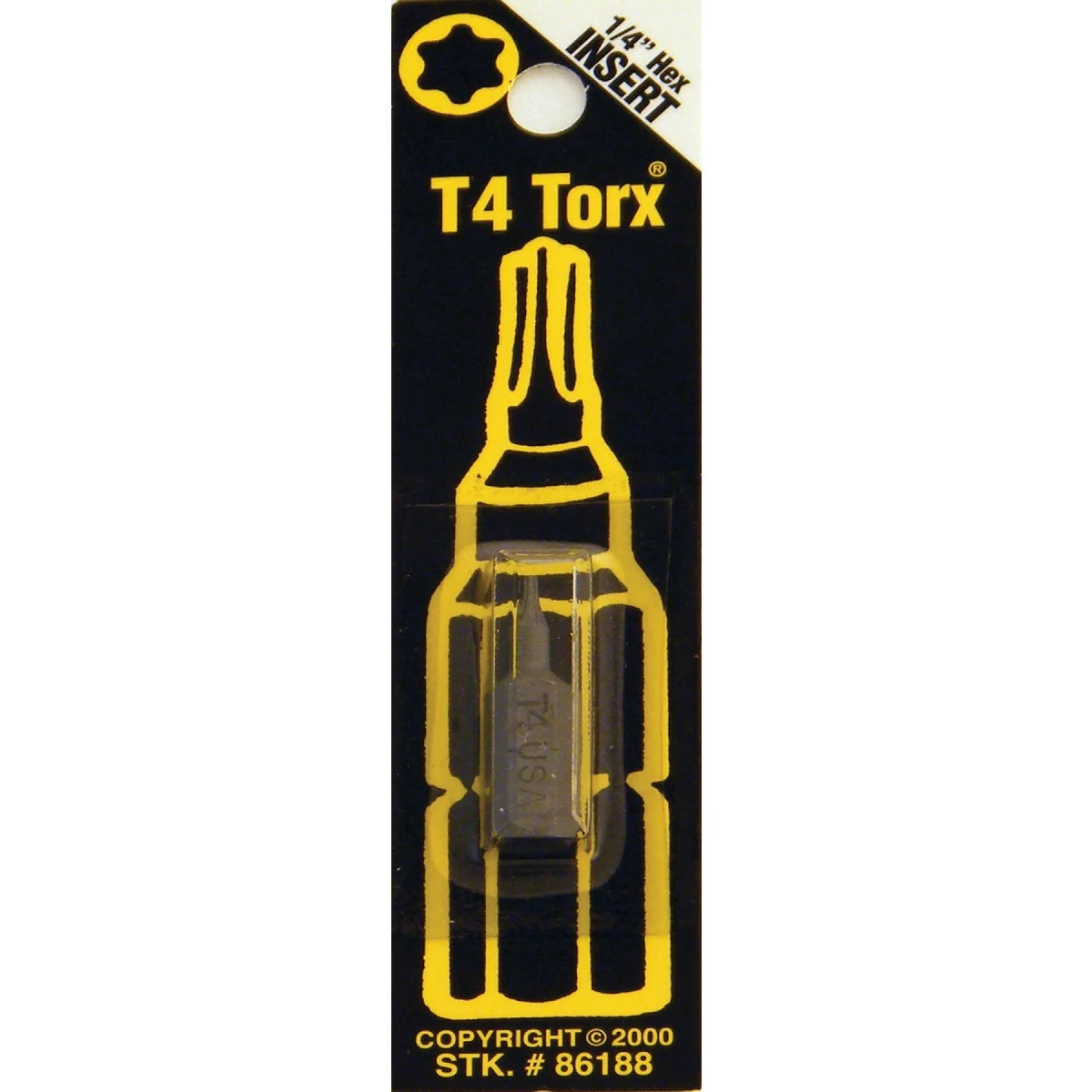 Fast Way Tools T4 TORX Insert Hex Screwdriver Bit Verified