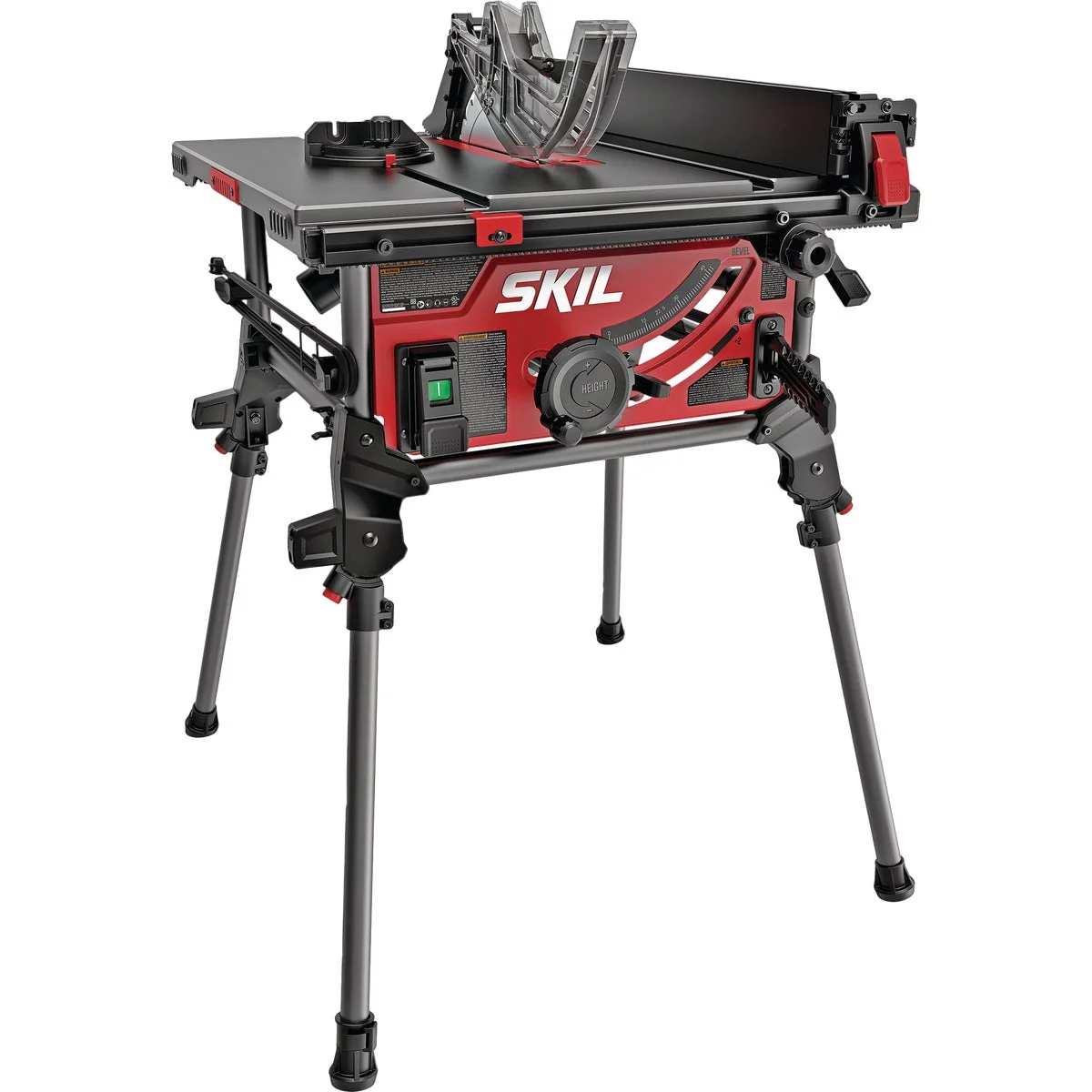 Effective SKIL 15A 10 In. Table Saw with Integrated Folding Stand Contemporary