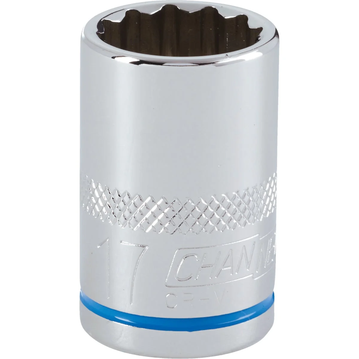 Genuine Channellock 1 2 In. Drive 17 mm 12-Point Shallow Metric Socket Breathable