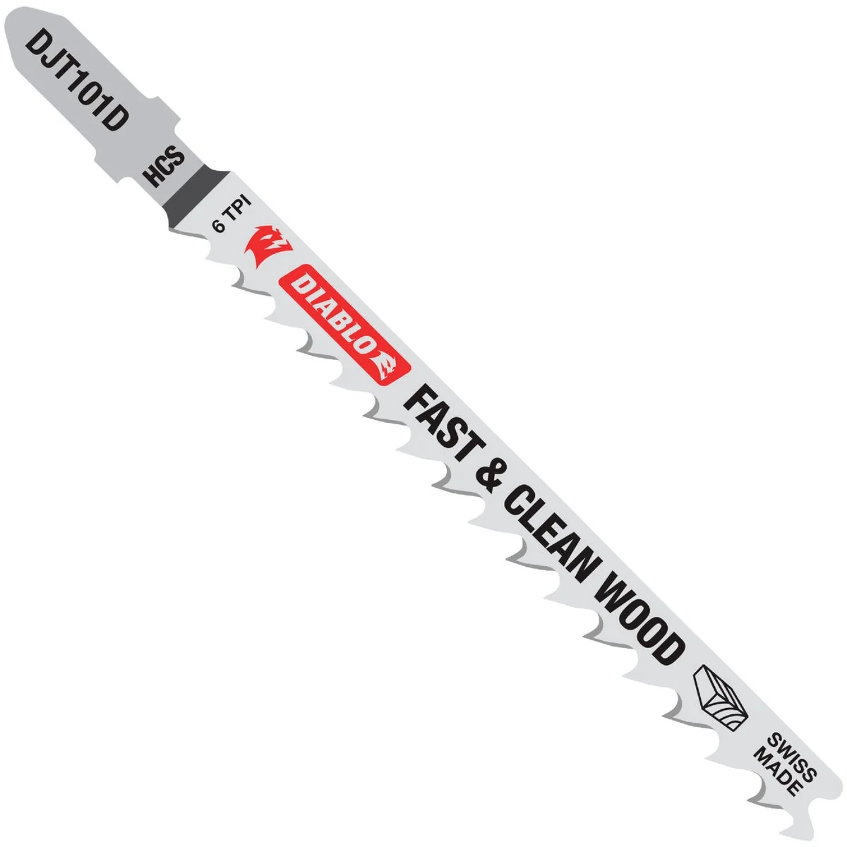 Luxury Diablo T-Shank 4 In. x 6 TPI High Carbon Steel Jig Saw Blade for Fast Cuts in Clean Wood 5-Pack Consistent