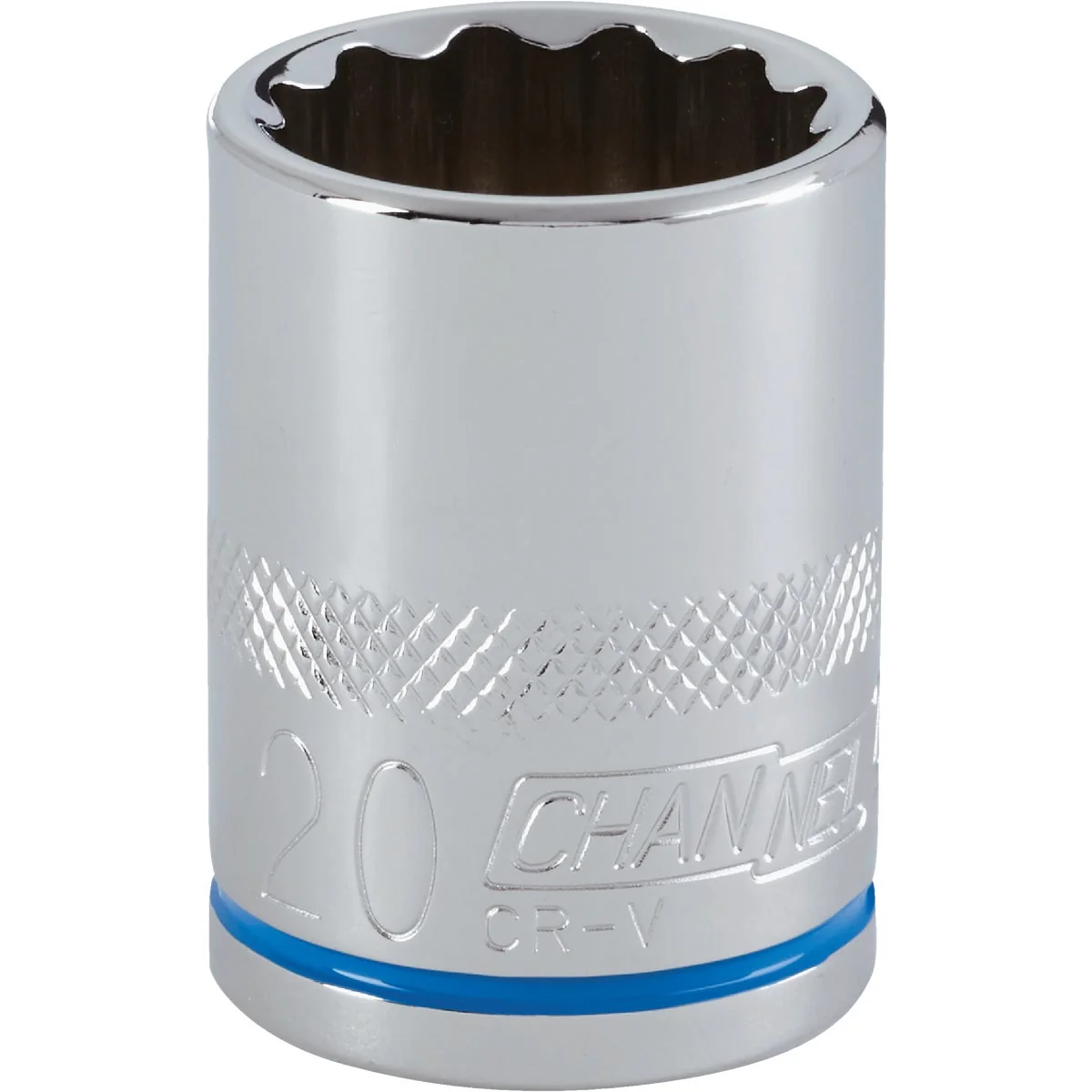 Unique Channellock 1 2 In. Drive 20 mm 12-Point Shallow Metric Socket Lightweight