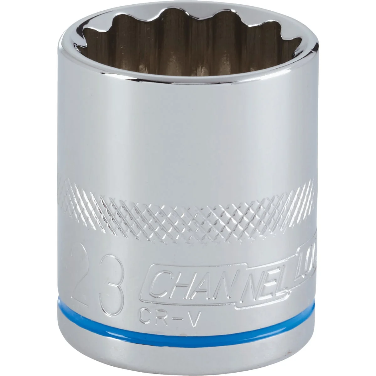High-Quality Channellock 1 2 In. Drive 23 mm 12-Point Shallow Metric Socket Classic