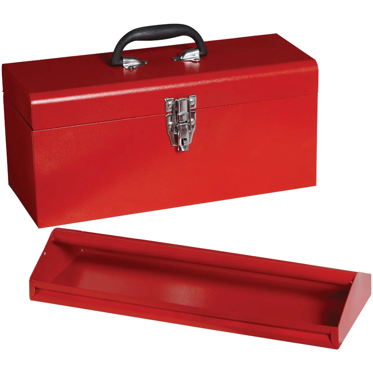 Exceptional 17 In. Red Steel Toolbox Sophisticated