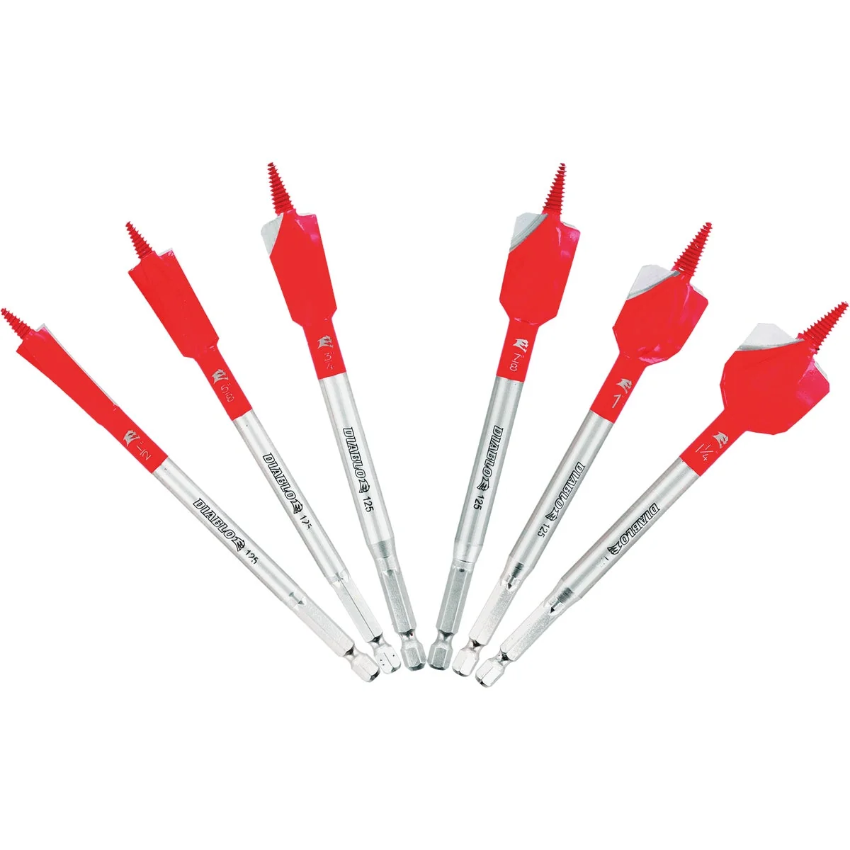Original Diablo Demo Demon Spade Bit Set 6-Piece Elite
