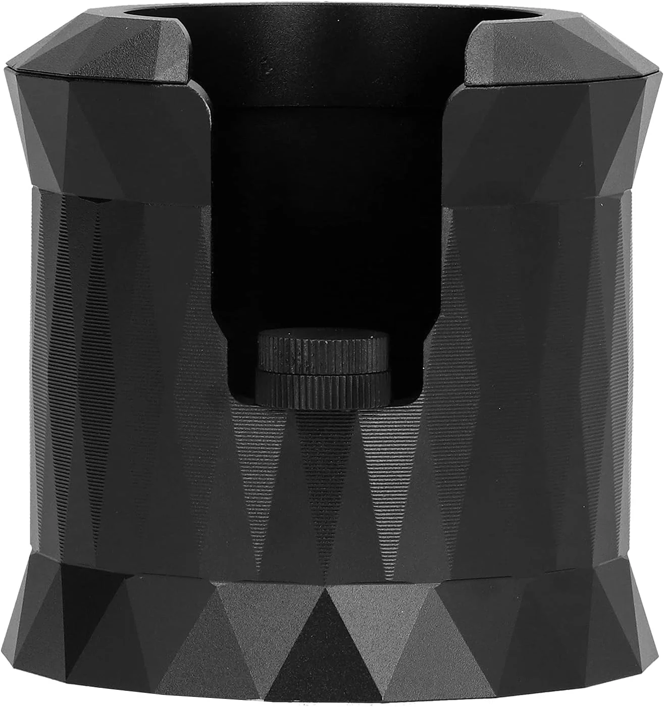 Relaxed Coffee Portafilter Holder Aluminum Alloy Coffee Tamper Stand Portafilter Stand Base for Coffee Machine Matte Black Next-Generation