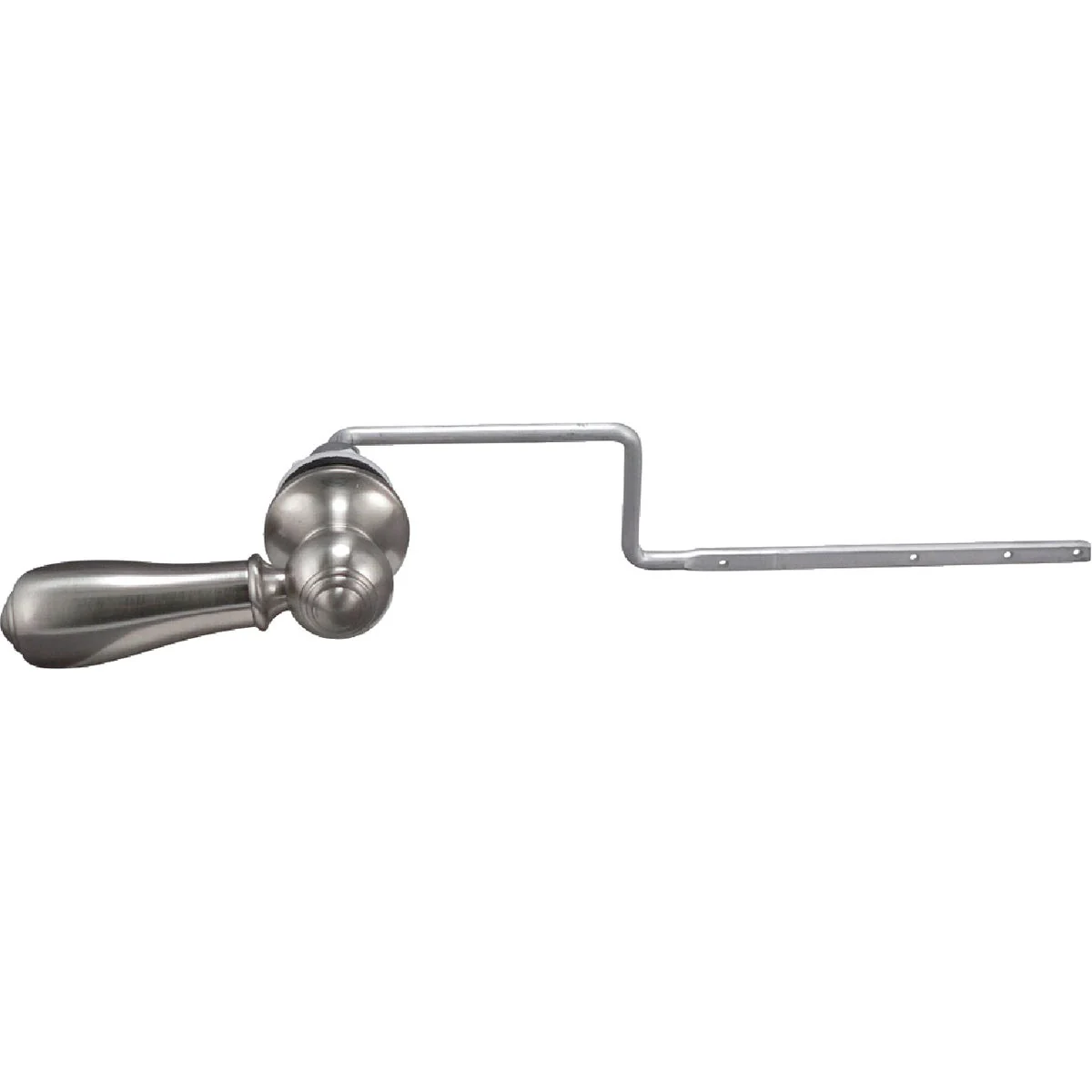 Functional Do it Universal Fit Brushed Nickel Tank Lever with Metal Bent Arm Modern