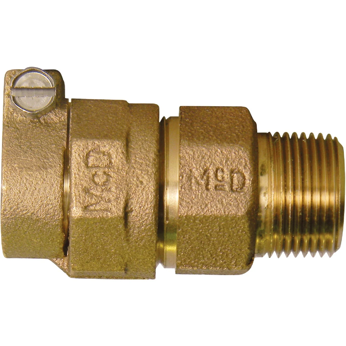 Safe A Y McDonald 1 In. CTS x 3 4 In. MIPT Brass Low Lead Connector Proven