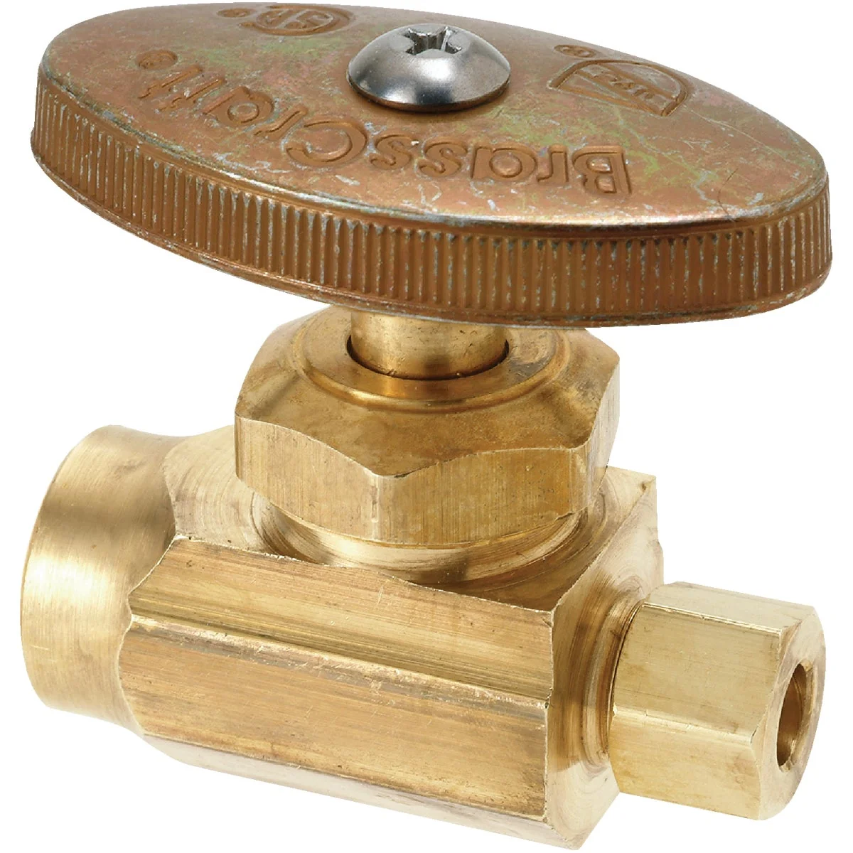 Premium Material BrassCraft 1 2 In. Nominal Sweat Inlet x 1 4 In. O.D. Tub Brass Straight Valve Practical