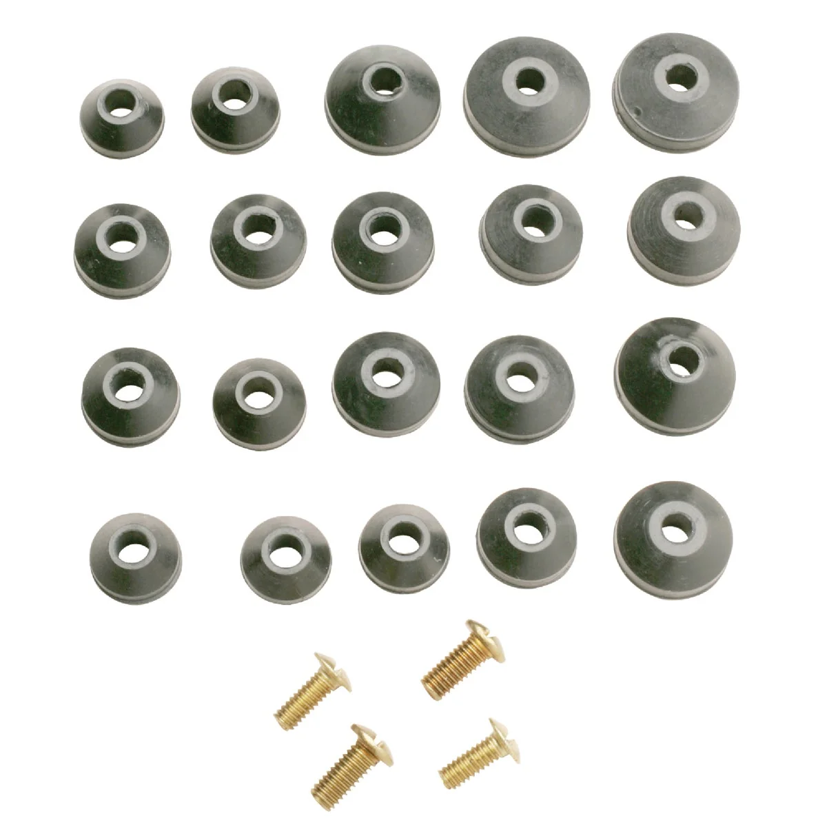 Artisan Do it Assorted Black Beveled Faucet Washer 24 Ct. Classic