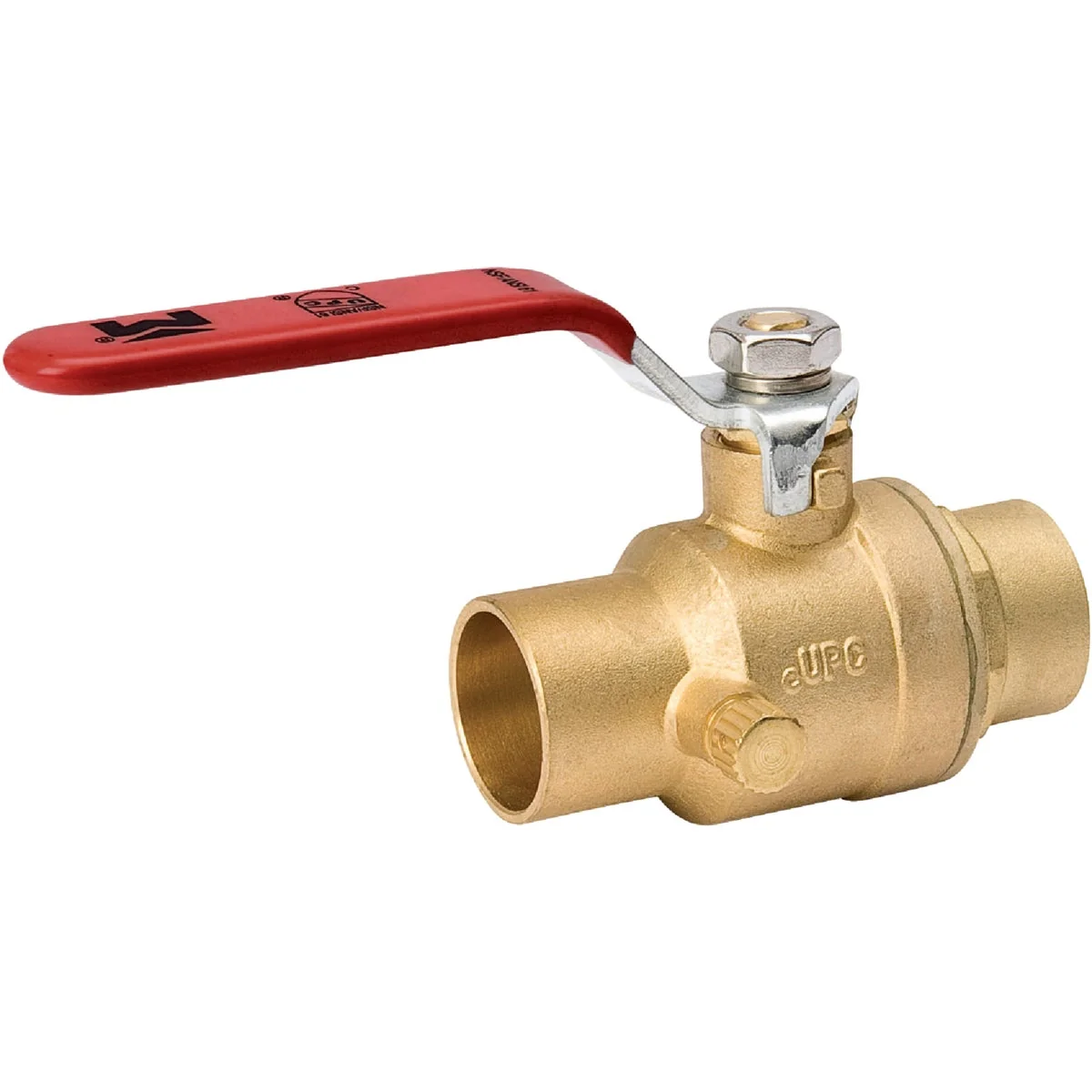 Specialty ProLine 1 In. C X 1 In. C Forged Brass Full Port Ball Valve Healthy