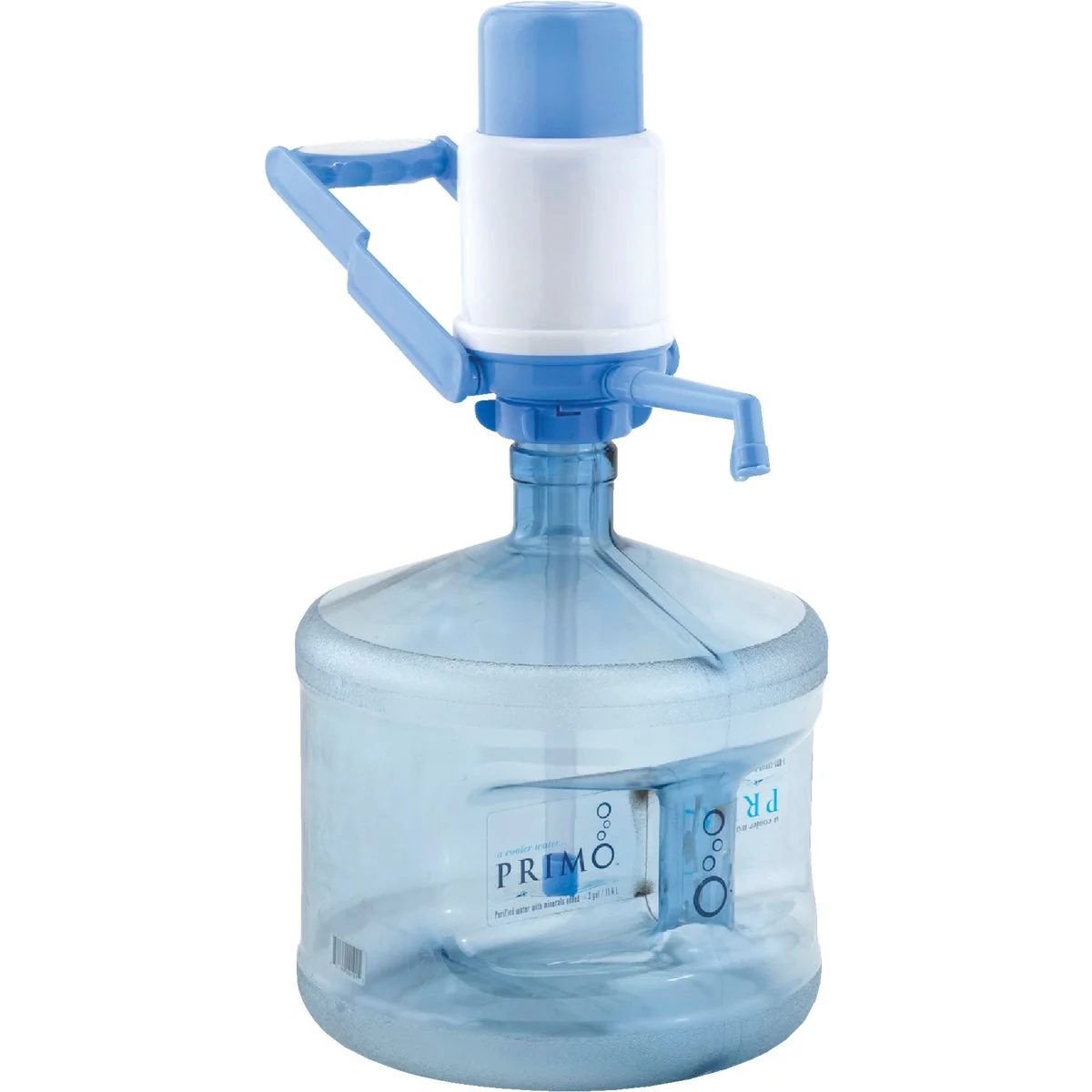 Verified Primo Manual Water Bottle Pump with Handle Clean