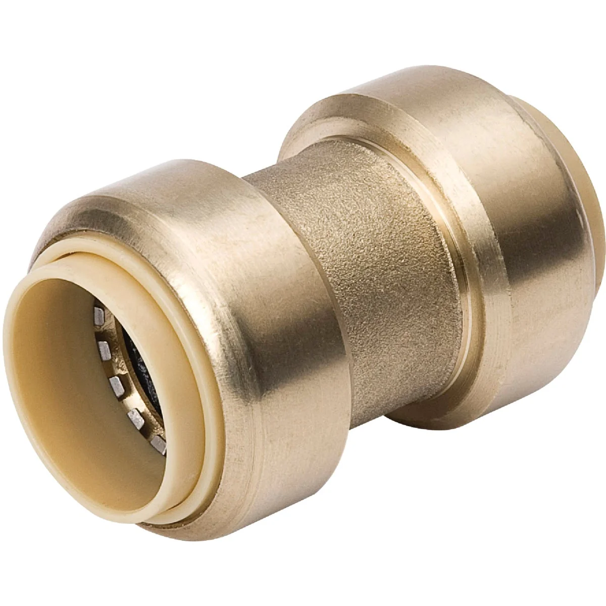 Responsible ProLine 1 In. x 1 In. Brass Push Fit Coupling Functional