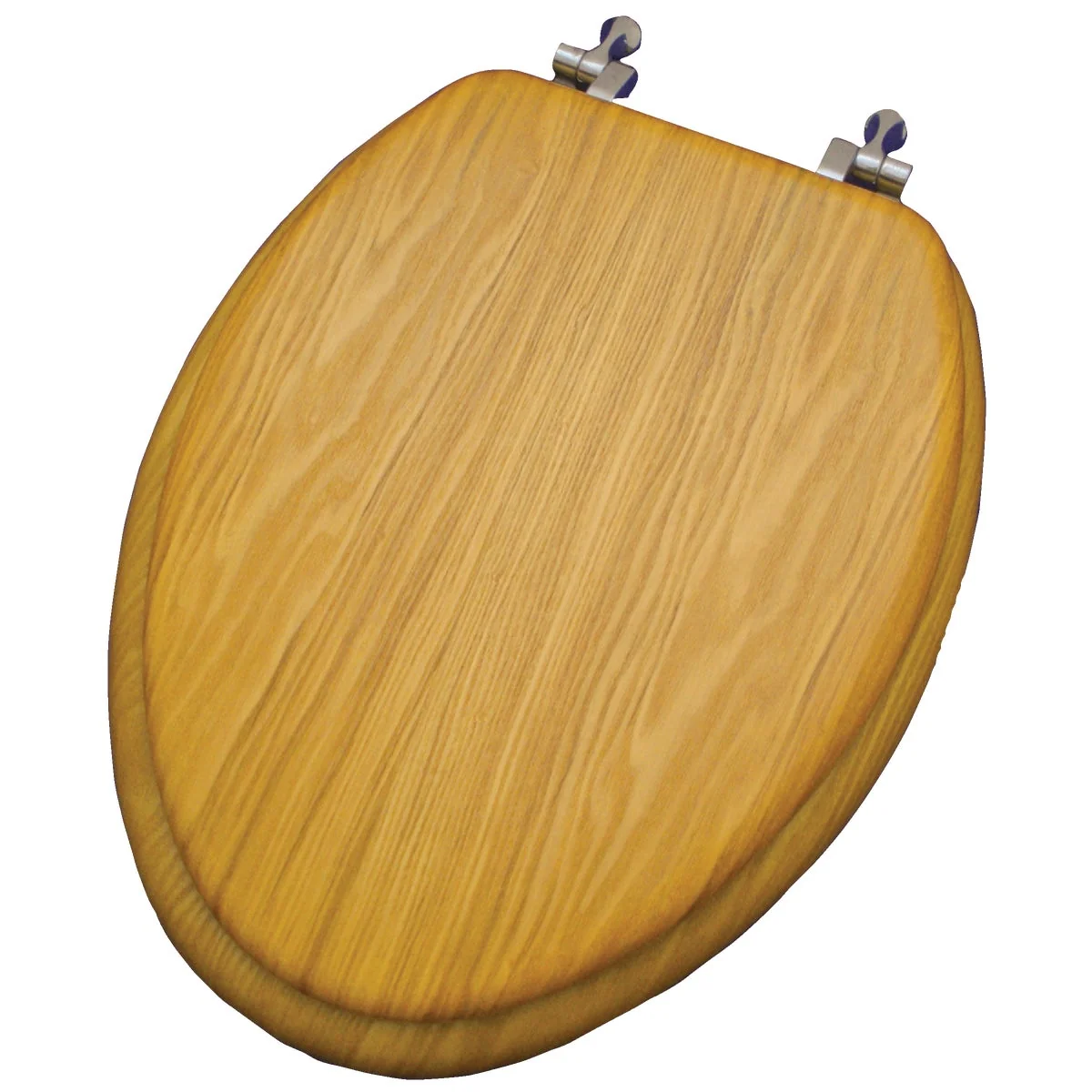 Sustainable Home Impressions Elongated Closed Front Oak Veneer Toilet Seat World-Class