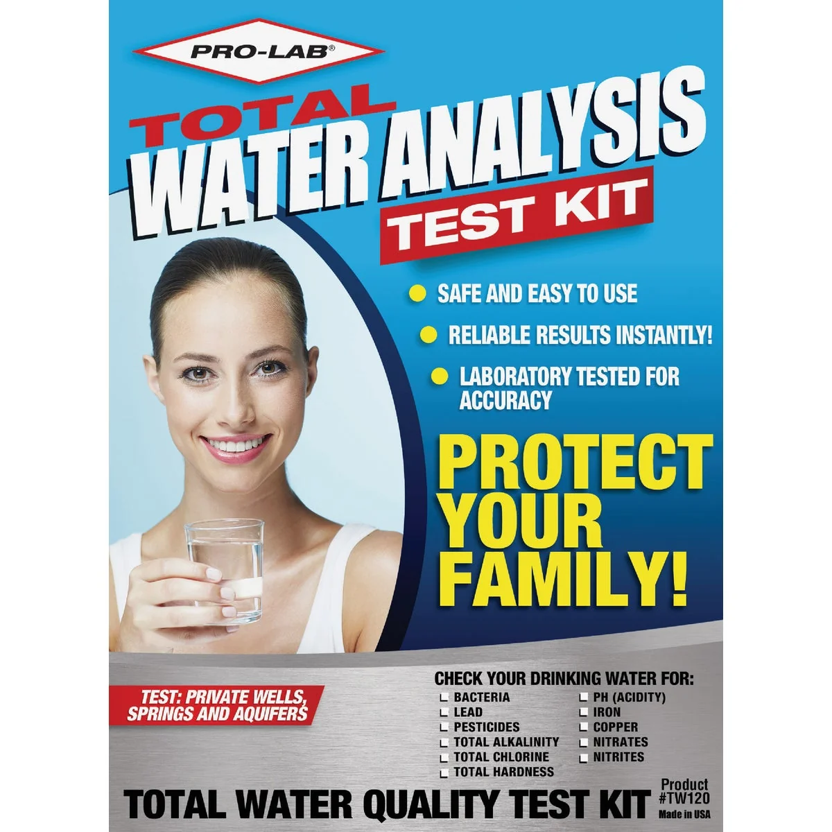 Modern Pro Lab Instant Results Total Water Quality Test Kit Unique
