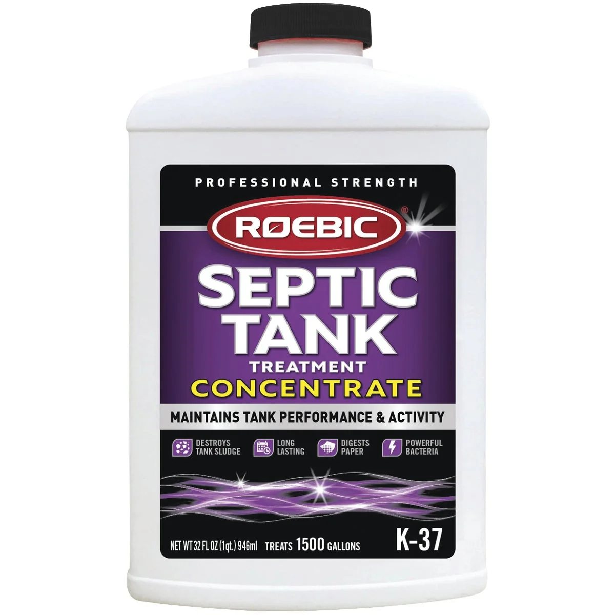 Carefully Designed Roebic K-37 1 Qt. Concentrate Septic Tank Treatment Natural