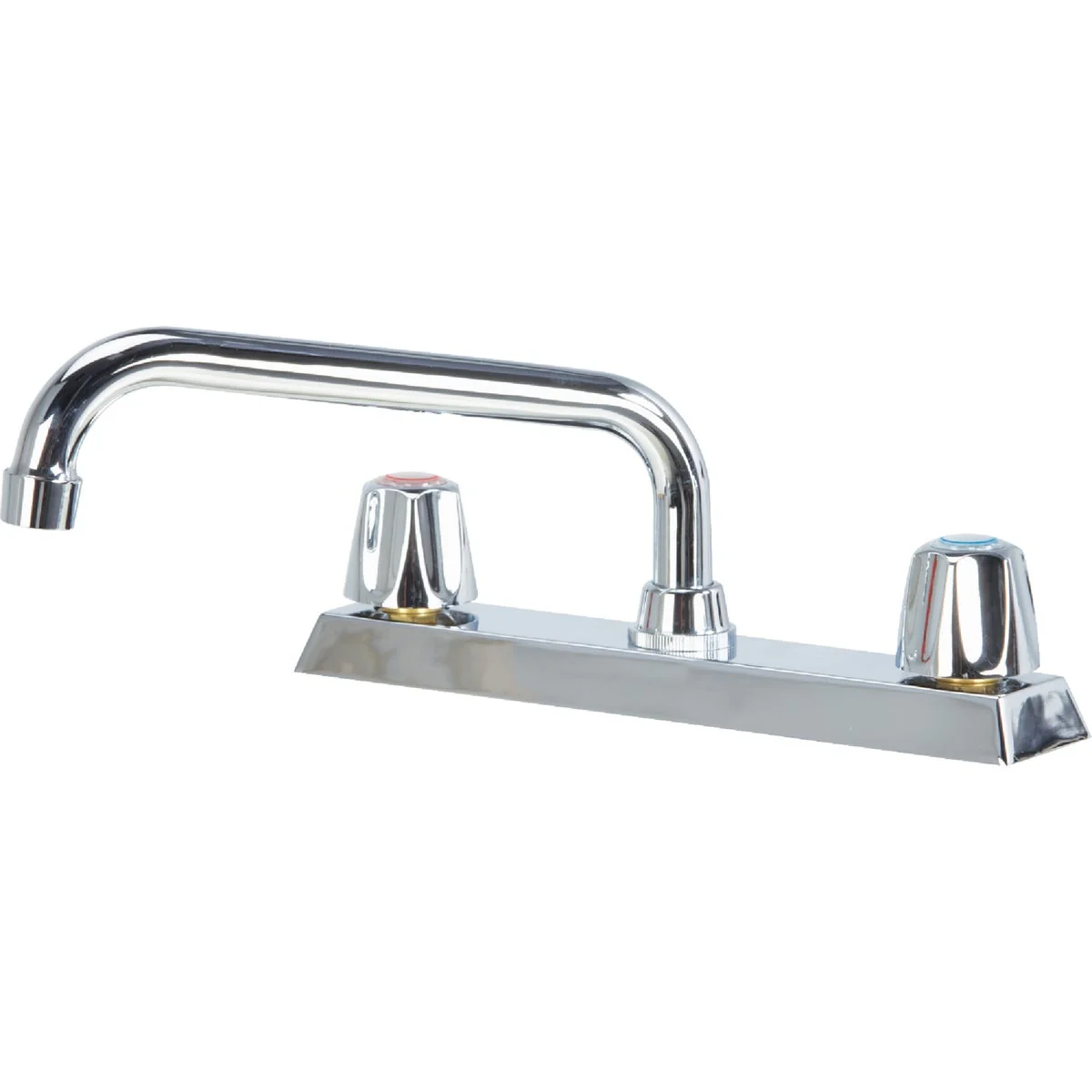 Advanced Home Impressions Dual Handle Metal Knob Kitchen Faucet Chrome Long-Lasting