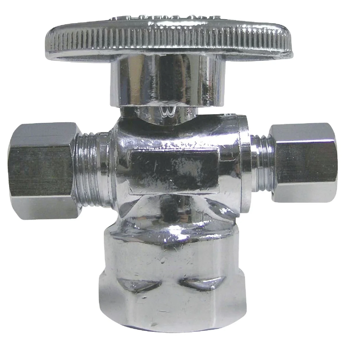 Trusted ProLine 1 2 In. FIP x 3 8 In. C x 1 4 In. C Brass Cross Valve Environmentally Friendly