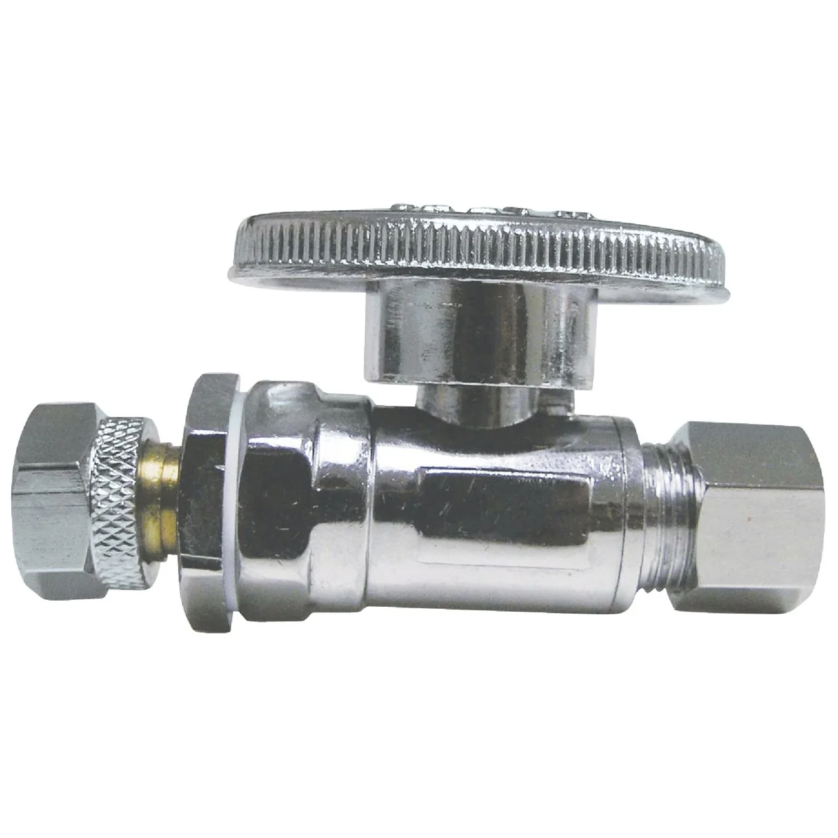 Contemporary ProLine 3 8 In. Female C x 3 8 In. Male C Chrome plated brass Retrofit Ball Valve Smooth