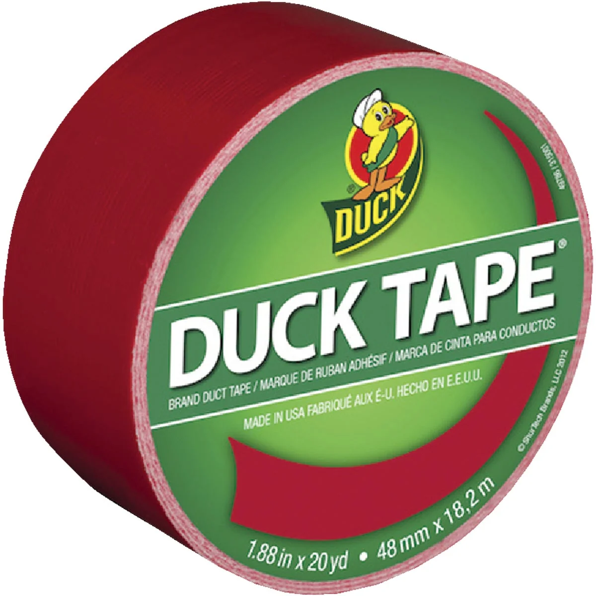 Versatile Duck Tape 1.88 In. x 20 Yd. Colored Duct Tape Red High-Performance