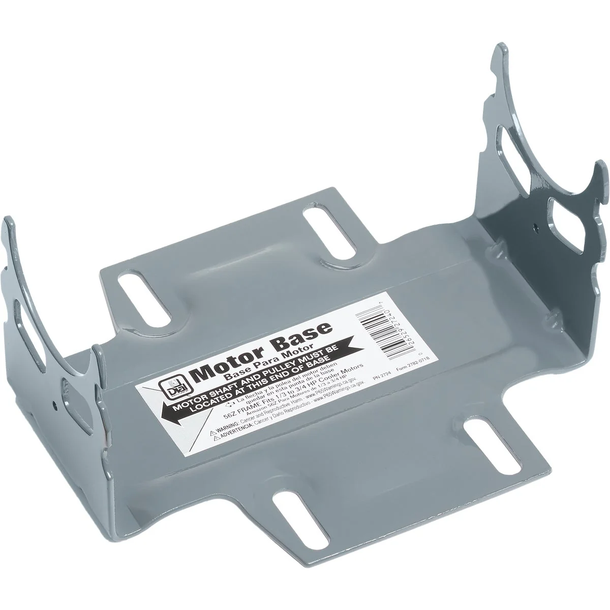 Specialty Dial 7-7 16 In. L Motor Base for 1 3 thru 3 4 HP Motors Eco-Friendly