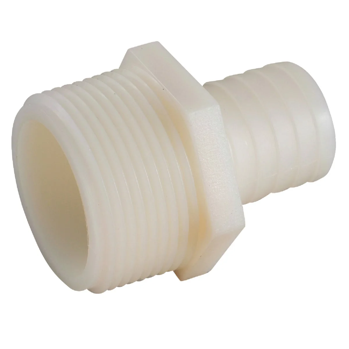 Unique Anderson Metals 5 8 In. Barb x 3 4 In. MIP Nylon Connector Crafted