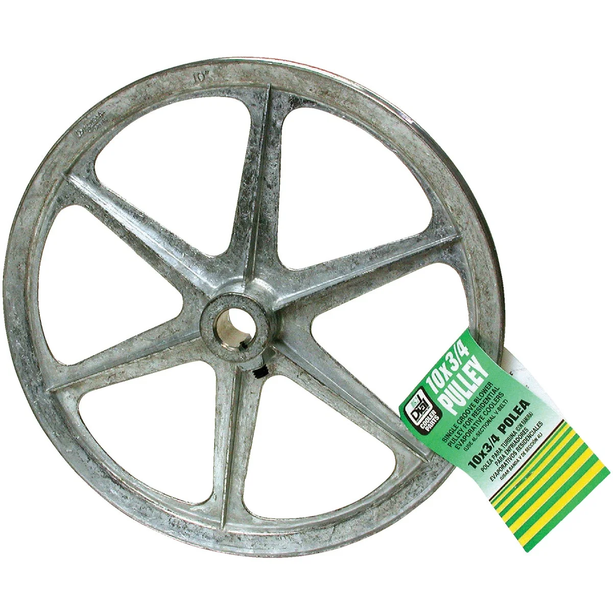 Solid Dial 10 In. x 3 4 In. Blower Pulley with Keyway High-Performance