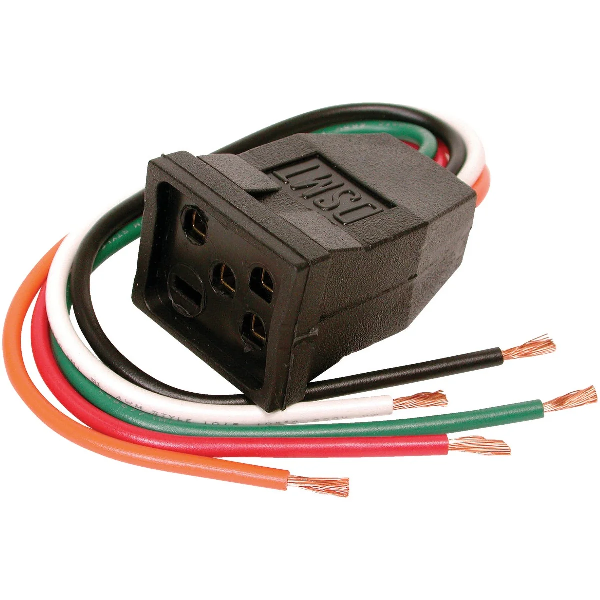 Efficient Dial 115V 230V 15A Pigtail Motor Receptacle for 1 or 2-Speed Motors up to 1 HP Comfortable