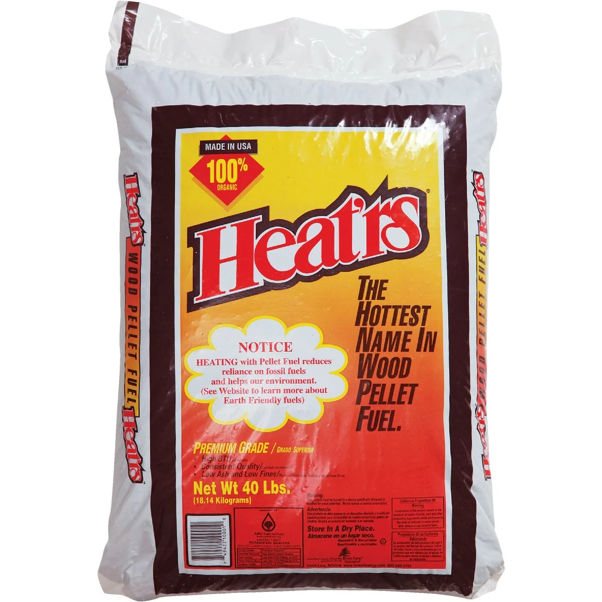 Refined Heat’rs 40 Lb. Wood Pellet Fuel Advanced