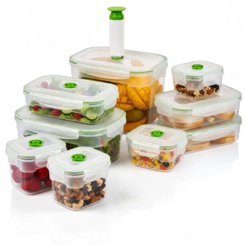 Casual Vacuum Seal Food Storage Containers with Hand Pump Dependable