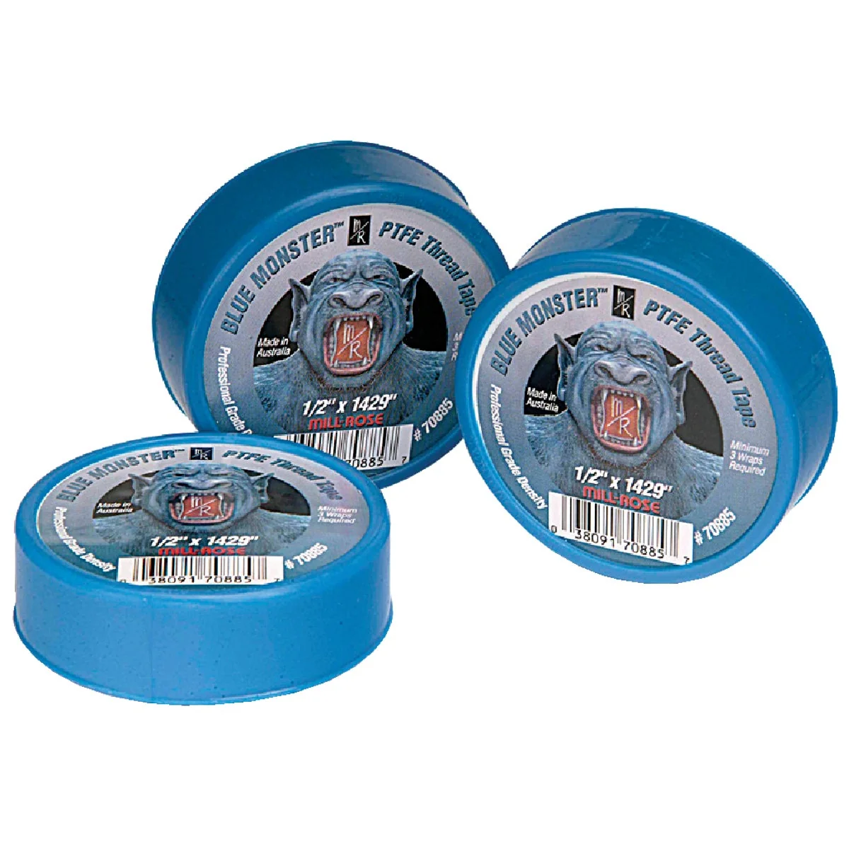 Trendy BLUE MONSTER 1 2 In. x 1429 In. Blue Thread Seal Tape Selected