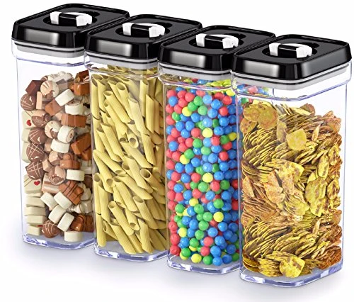 Safe Airtight Food Storage Containers with Lids 4 Count Responsible