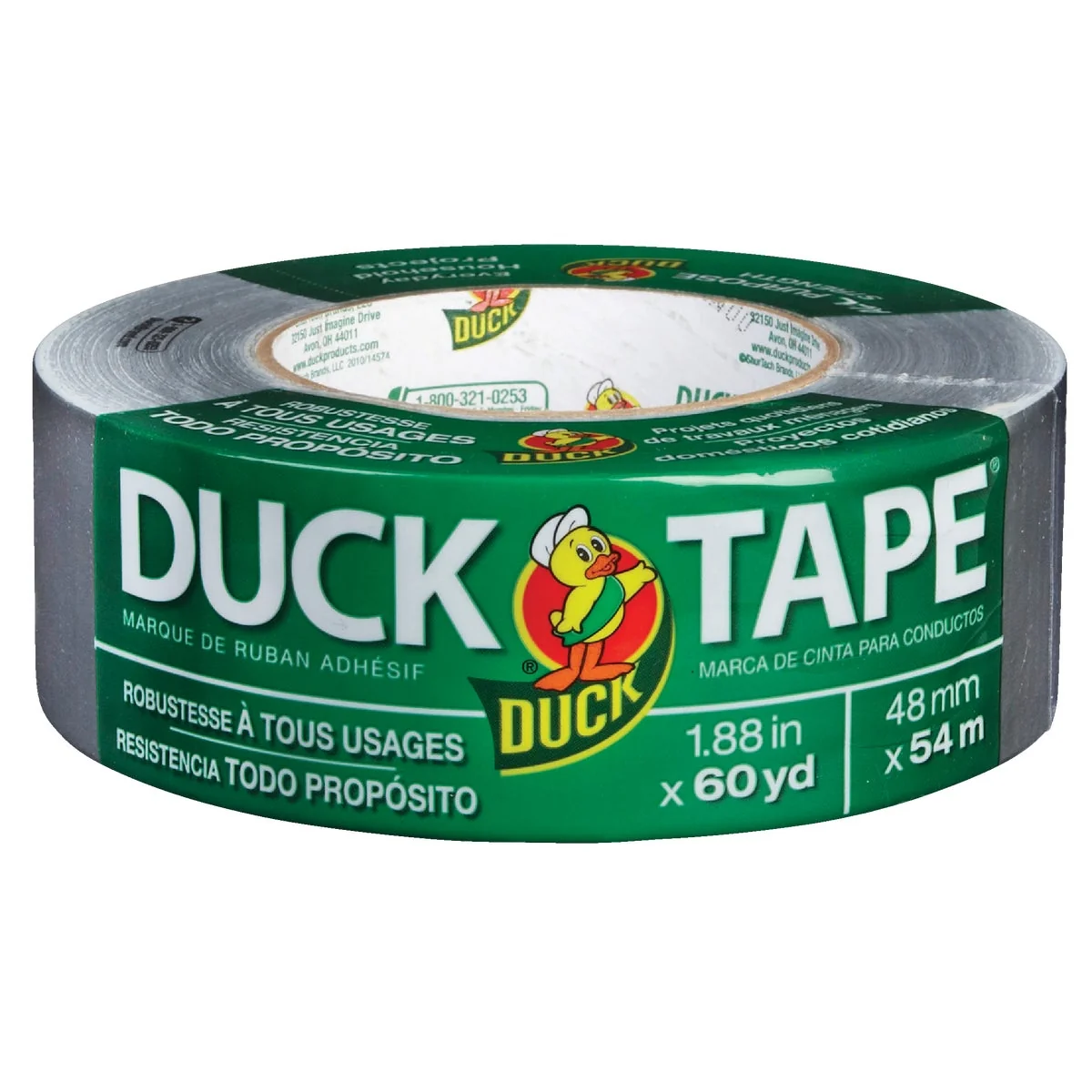 Reliable Duck Tape 1.88 In. x 60 Yd. All-Purpose Duct Tape Gray Authentic