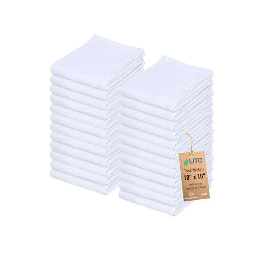Healthy Thick Cotton Napkins 24 Count Next-Generation