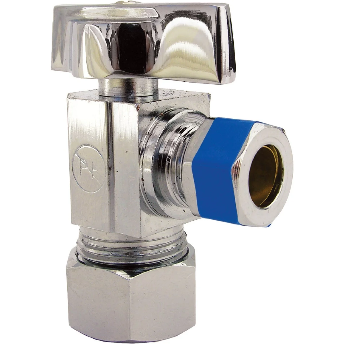 Carefully Designed Lasco 5 8 In. Copper C Inlet x 3 8 In. C Outlet 1 4 Turn Angle Valve Advanced
