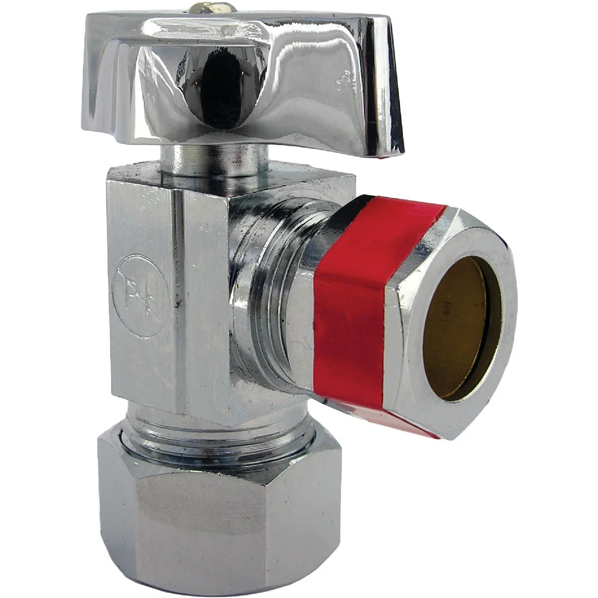 Safe Lasco 5 8 In. Copper C Inlet x 1 2 In. C Outlet 1 4 Turn Angle Valve Authentic