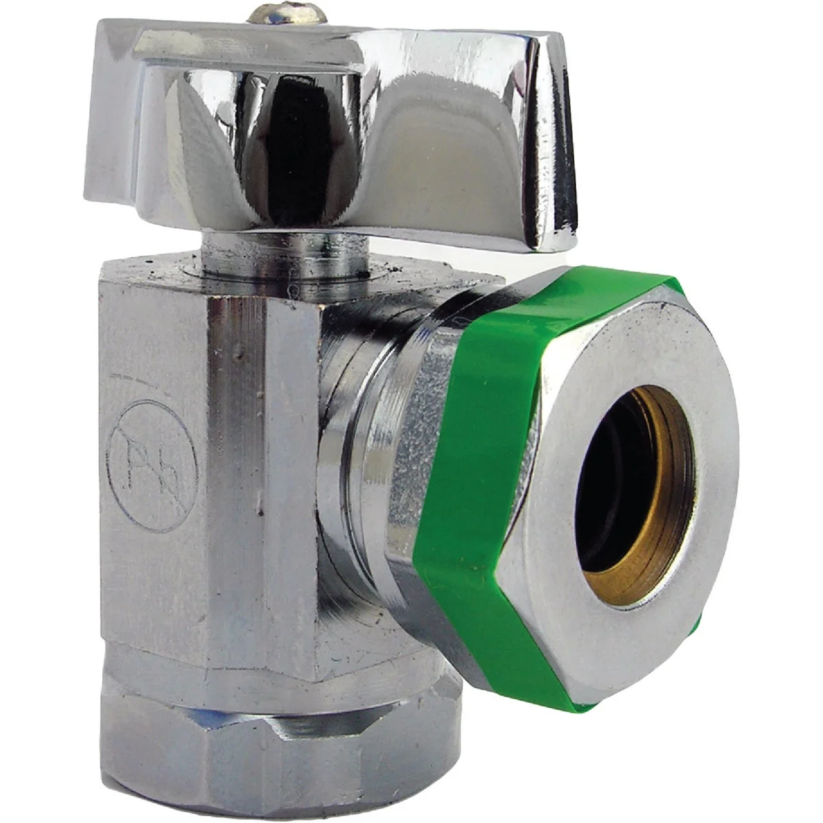 Relaxed Lasco 1 2 In. IP Inlet x 1 2 In. IP Outlet 1 4 Turn Angle Valve Clean